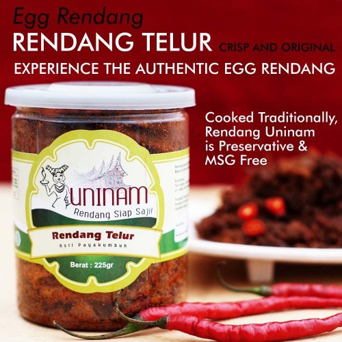 

Rendang Telor (225 gr)