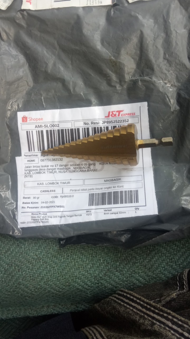 Mata Bor Multi Step Drill Pagoda Tangga Bentuk Payung Drill Bits