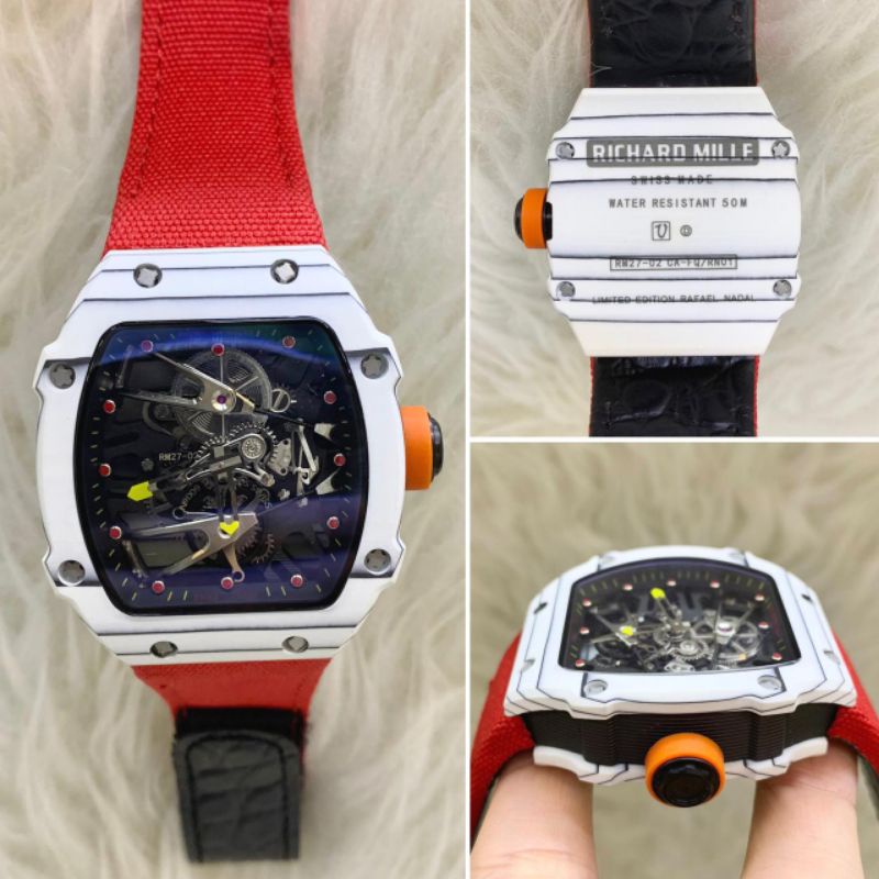 JAM TANGAN COWOK RM 27_02 AUTOMATIC CLONE 1.1 PREMIUM GRADE AAA