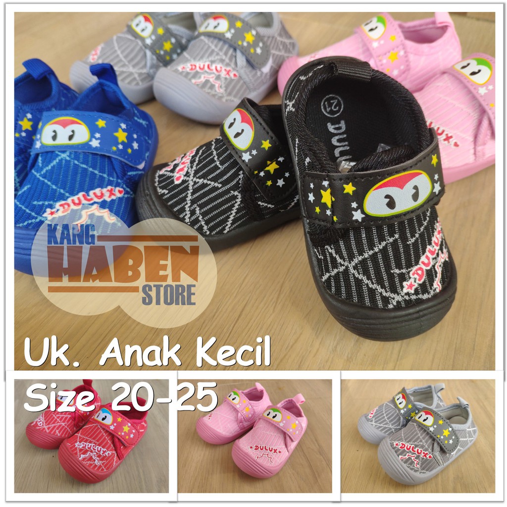 BX2025E Sepatu Anak kecil cewek cowok Karakter mata Lucu dan trendy