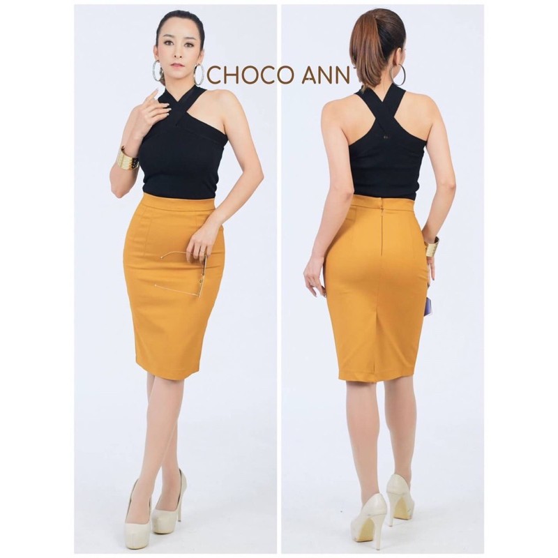 ROK/SKIRT CHOCO ANN/VNA HIGH WAIST IMPORT BANGKOK