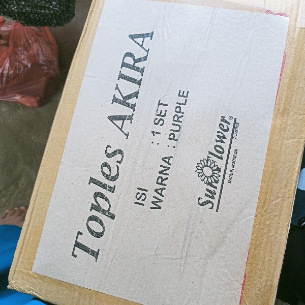 Toples Kue Kering / Toples Tempat Kue Lebaran Natal Imlek / Toples Sakura Genki Market