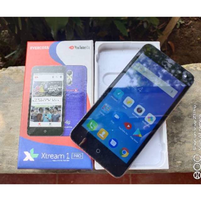 HANDPHONE HP EVERCOSS XTREAM 1 1/8 FULLSET SECON SEKEN BEKAS MURAH