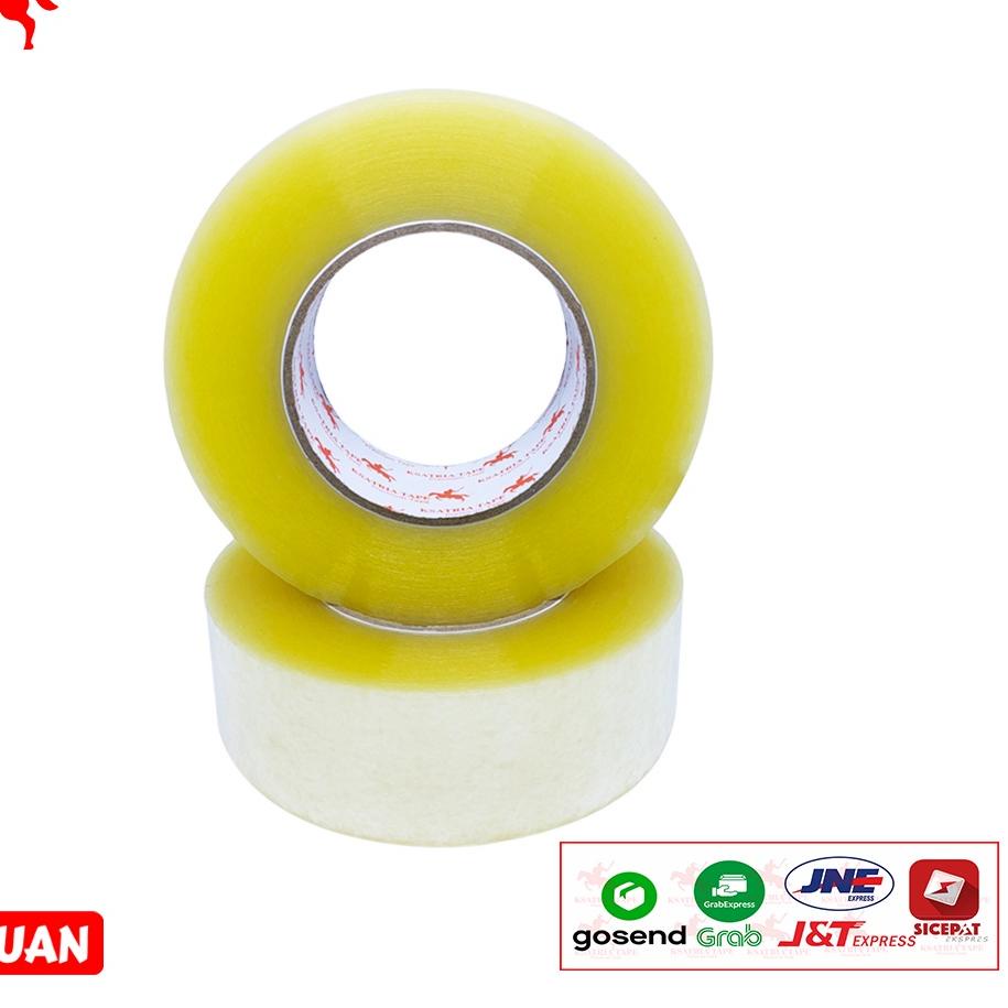 

❣[✅Promo ⚡pesial❤]Lakban OPP Tape / Lakban Bening KSATRIA Tape 300 Yard