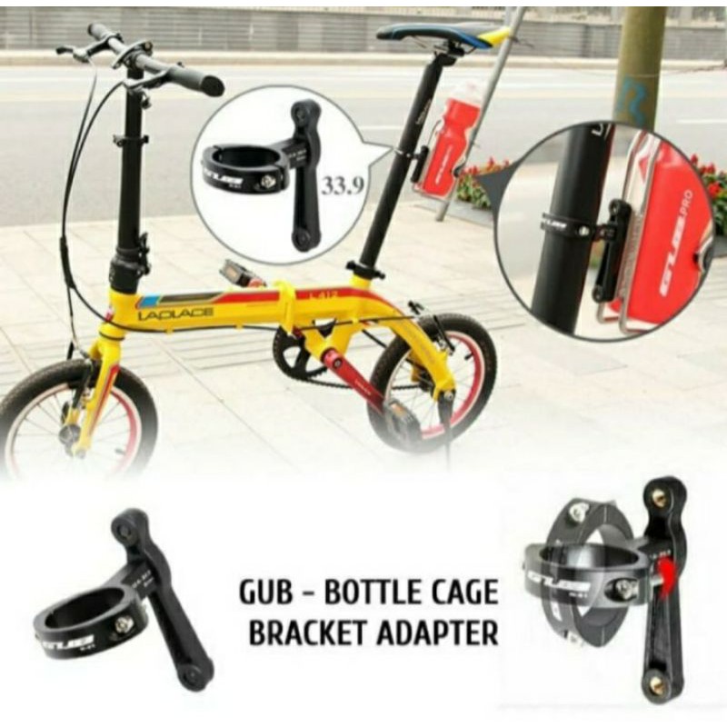 Original Gub Adaptor Botol Cage Sepeda di Stang dan Seatpost