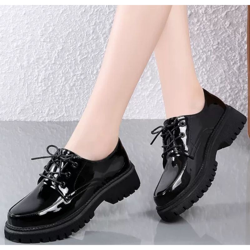 Sepatu Loafers wanita / Sepatu Docmart Jesy / Bisa Bayar Di Tempat(Cod)