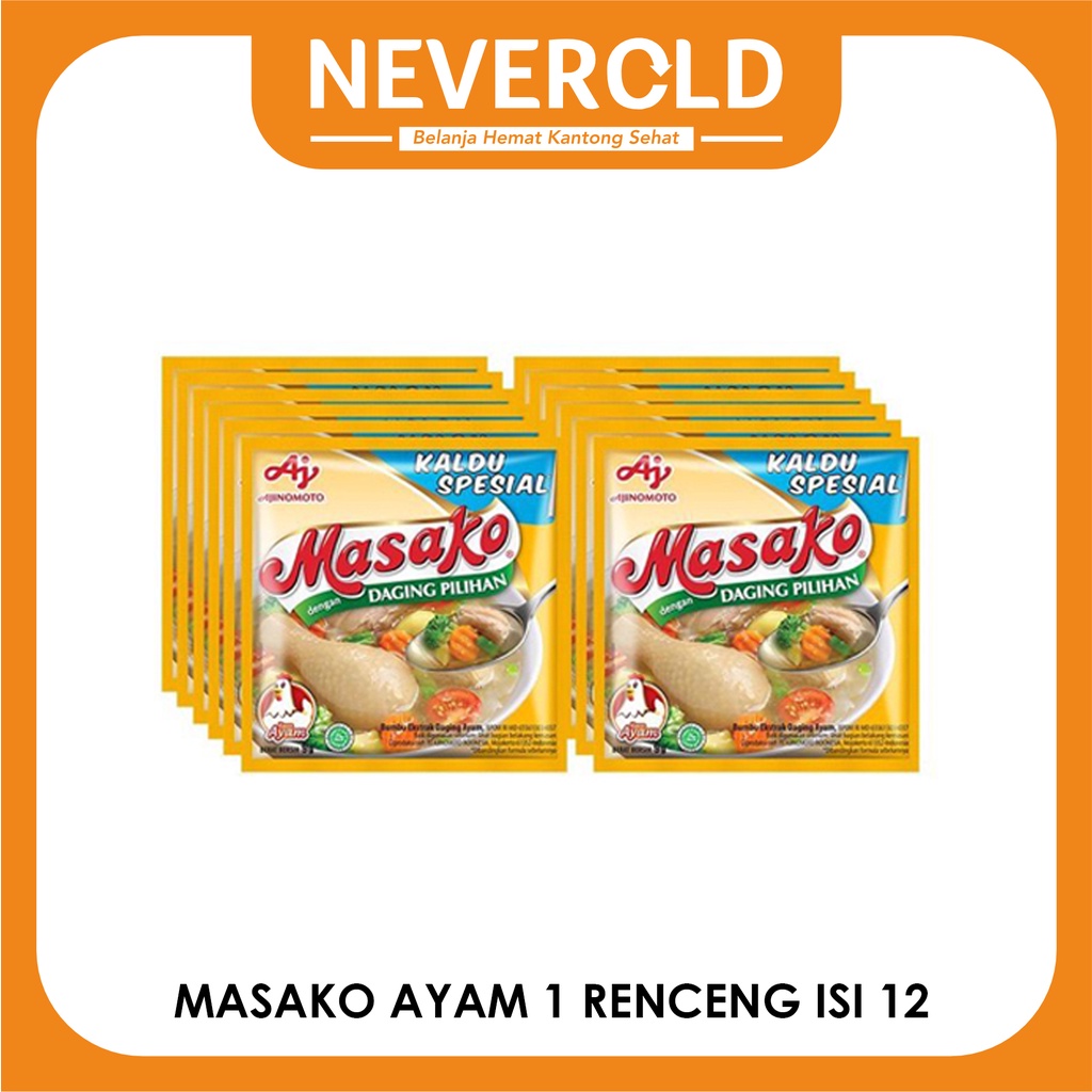 MASAKO RASA AYAM RENCENG ISI 12 SACHET