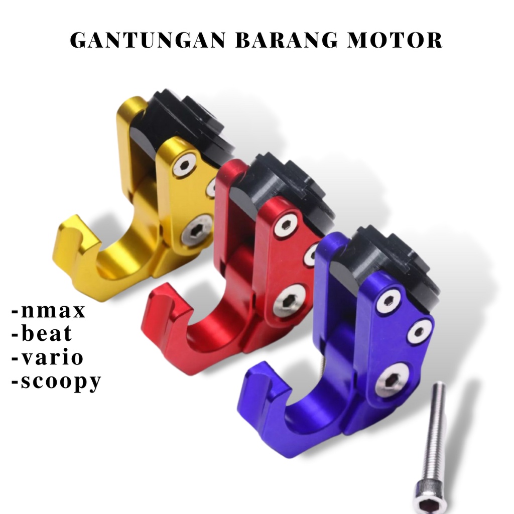 GANTUNGAN BARANG LIPAT CANTELAN CNC YAMAHA MIO BEAT HONDA SCOOPY