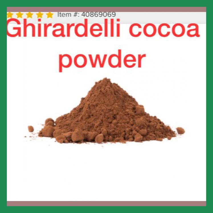 

GHIRARDELLI SUNRISE PREMIUM USA COCOA POWDER UNSWEET 500GR