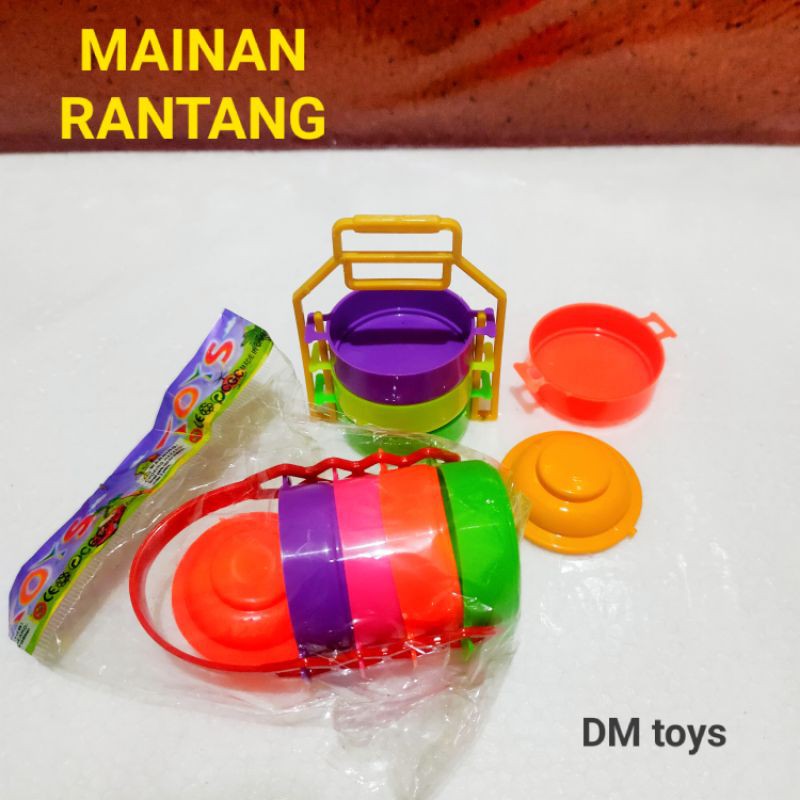 mainan rantang rantang an / mainan anak / mainan masak masakan / mainan kecil / mainan