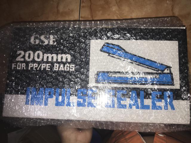 Alat Perekat Plastik Listrik Impluse Sealer 20cm Mesin Press Impulse Q2 / Amor