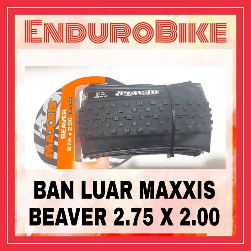 BAN LUAR SEPEDA TIRE MTB KEVLAR MAXXIS BEAVER 2.75 × 2.00  275 200  ENDUROBIKE