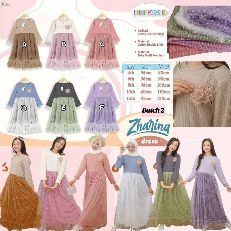 Zharina long dress by Minekids