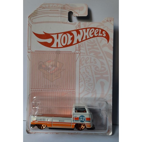 Hot Wheels Volkswagen T2 Pick Up Pearl And Chrome 52nd Anniversary
