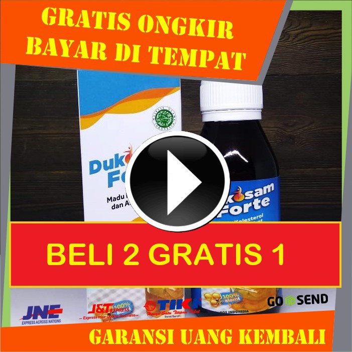 Dukosam Forte Madu Herbal Untuk Kolesterol & Asam Urat Original 100% -