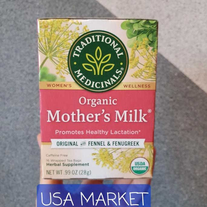 

Traditional Medicinals Organic Mothers Milk teh laktasi 16 tea bags