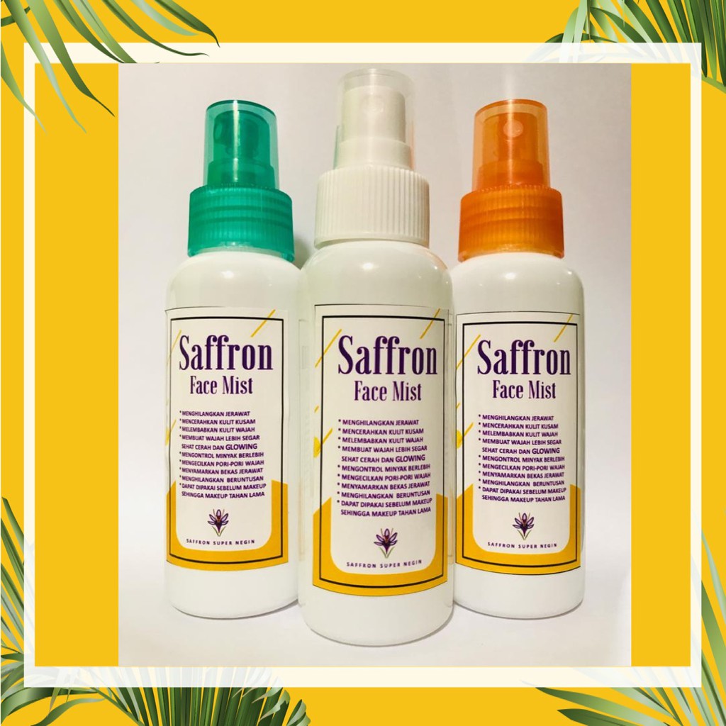 Facemist Safron Ori Safron Face Mist 100ml Saffron Face Mist Super Negin