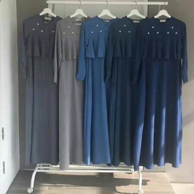 Ava Dress Grey XXL By Wearing Klamby