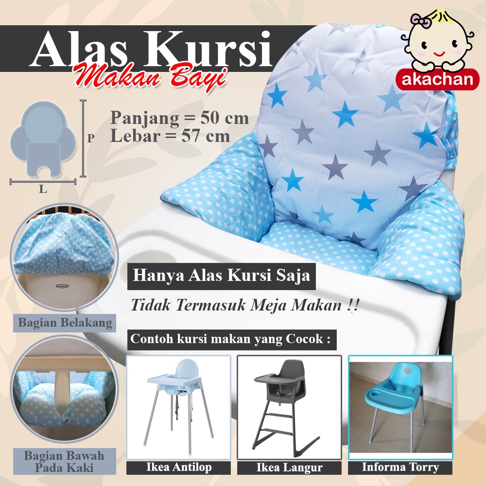 ALAS KURSI MAKAN BAYI - Baby High Chair hc wp bebidi alas duduk bantal dudukan