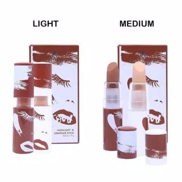 LA TULIPE contour kit / contour &amp; highlighter stick