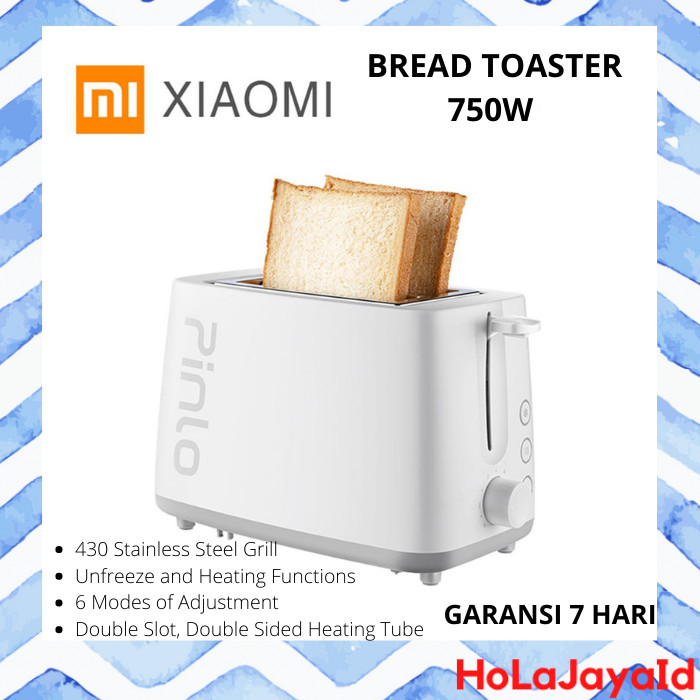 Alat Pemanggang Roti Xiaomi MIJIA Pinlo Bread Toaster 750W PL-T075W1H