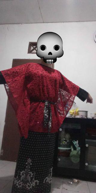 Couple Set Batwing Brokat