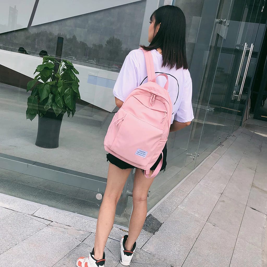 KSO_BAG - Tas Ransel Anak Wanita Terbaru 2021 Kekinian Backpack MIN TAO Korean Style Termurah