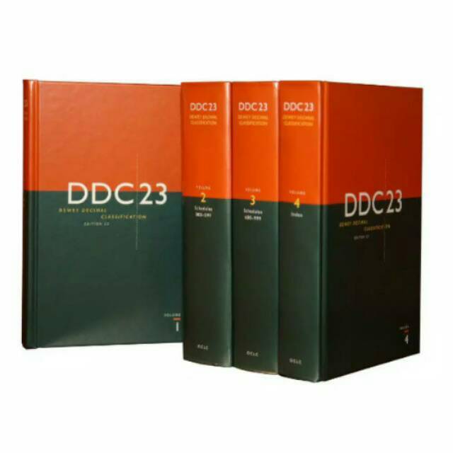 DDC 23 DEWEY DECIMAL CLASSIFICATION VOL 1234