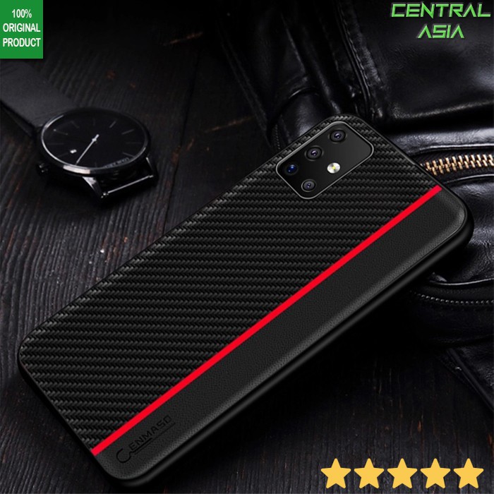 [Original] Cenmaso Carbon Pattern Case Samsung A51