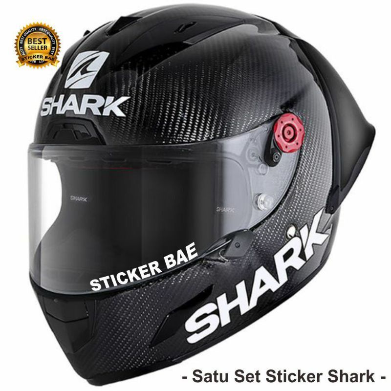 stiker helm shark shark cutting sticker
