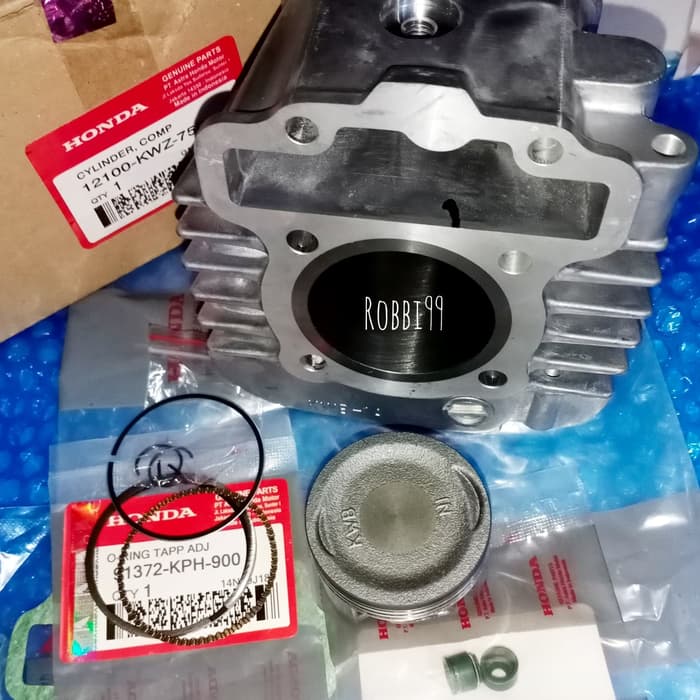 MTR899 PAKET CYLINDER BLOK-BLOK SEHER HONDA BLADE-REVO ABSOLUTE 110 ASLI