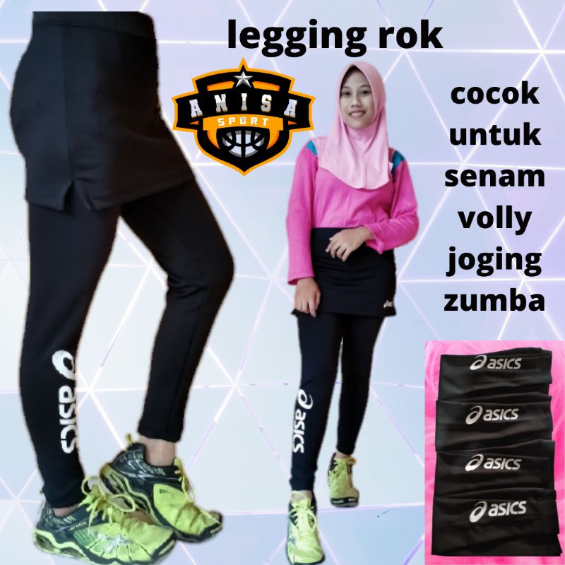 celana senam rok panjang/ celana senam rok scuba/celana senam,zumba,volly,joging