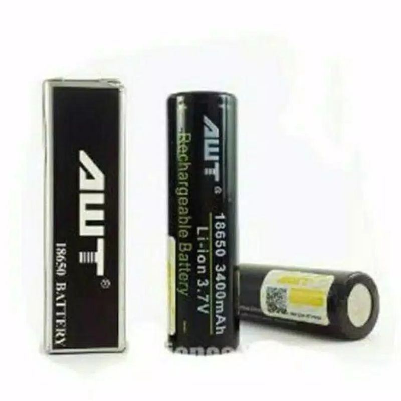 battery AWT 18650 3400mah black