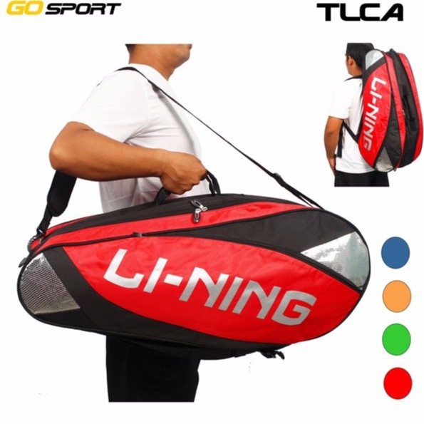 TLCA Tas Raket badminton Tas raket Thermo Tas bulutangkis Thermo Import Linning CATANIA