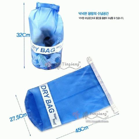 Dry Bag ~ Tas Anti air Multi fungsi untuk Aktifitas Watersports ( Memancing, Berenang, Traveling , S