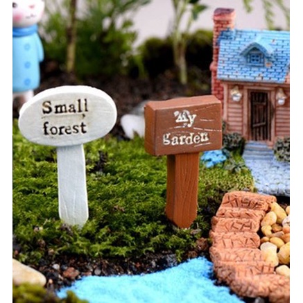 Miniatures - Terrariums - Fairy Garden - Garden Label (3pcs)