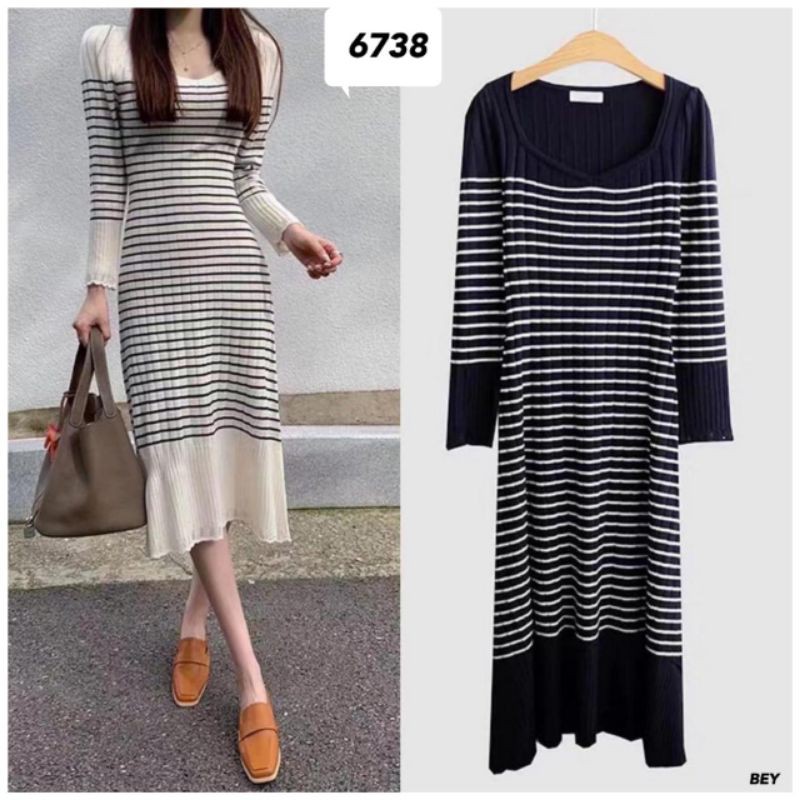 Dres rajut import 6738