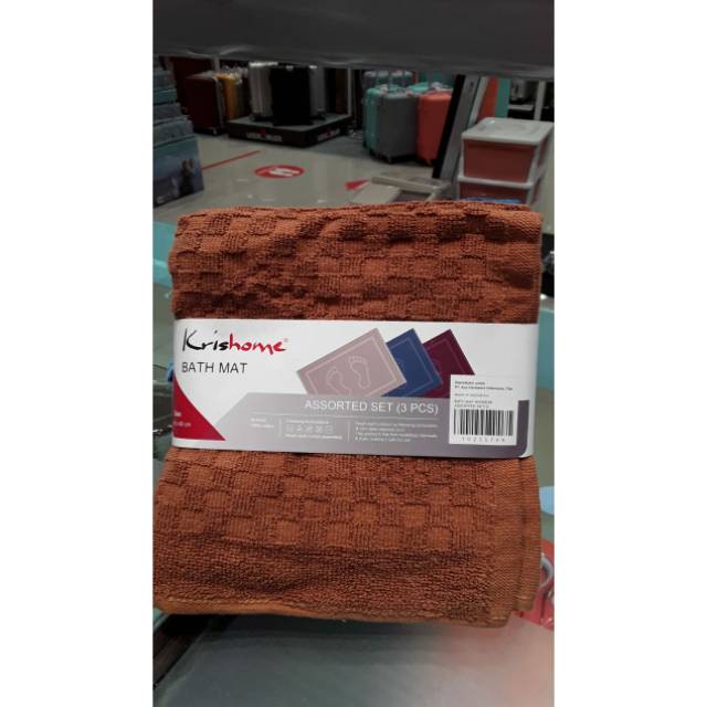 ACE HARDWARE, Krishome keset kamar mandi set 3pcs