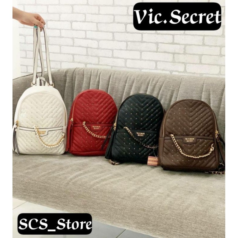 TAS RANSEL WANITA VIC SECRET / TAS RANSEL BRANDED IMPORT TERMURAH (ORIGINAL)