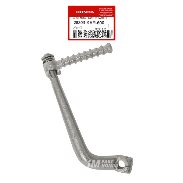 28300-KVR-600 Pedal Slah Kick Stater Revo 100 Supra Fit New Silver JKT