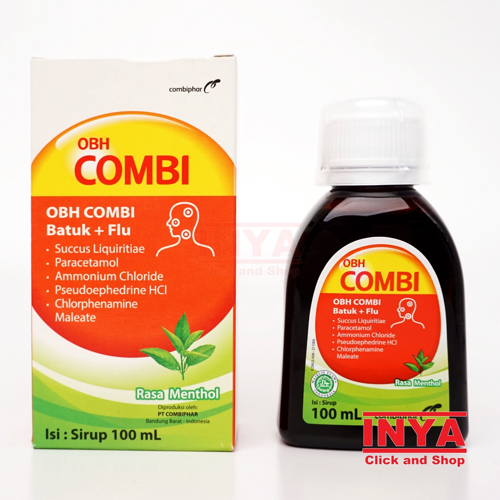 OBH COMBI BATUK DAN FLU RASA MENTHOL 100ml - Obat Batuk