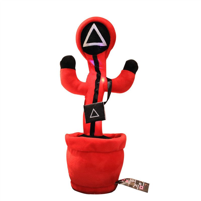 Mainan Boneka Dancing cactus Doll SQUID GAME Kaktus Goyang Menari