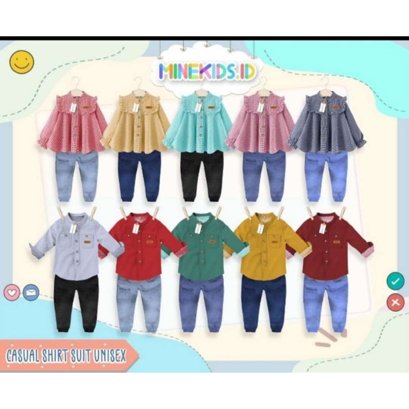 SETELAN BAJU ANAK  BY MINEKIDS.ID