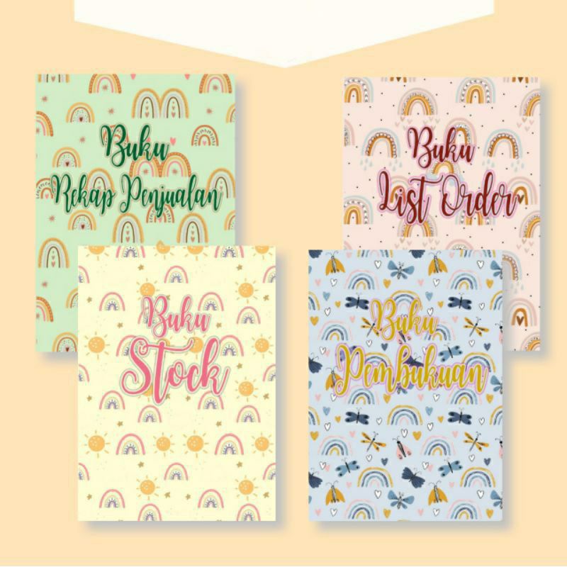 

BUKU ONLINE SHOP / PAKET BUKU ONLINE SHOP / BUKU KAS / BUKU LIST ORDER / BUKU REKAP PENJUALAN / BUKU STOCK