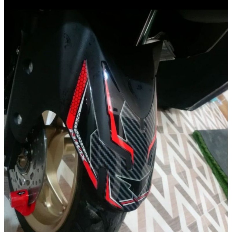 Sticker Stiker Resin Timbul Fender pad Spakbor Depan New Nmax 2020 -2021