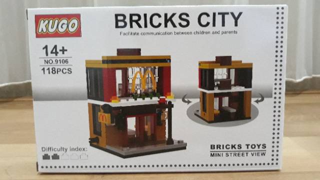 Jual Blok kugo bricks city toys balok 