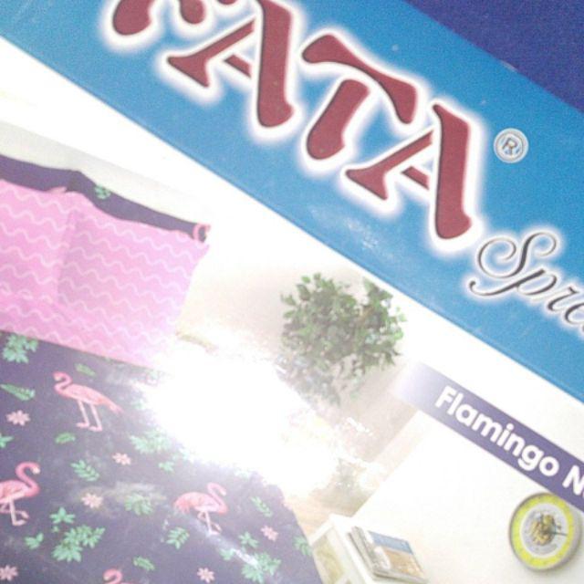 Sprei Fata Motif Mushroom/kaktus Garden/falmingo Navy/flamingo Pink/rabbit Garden/lol