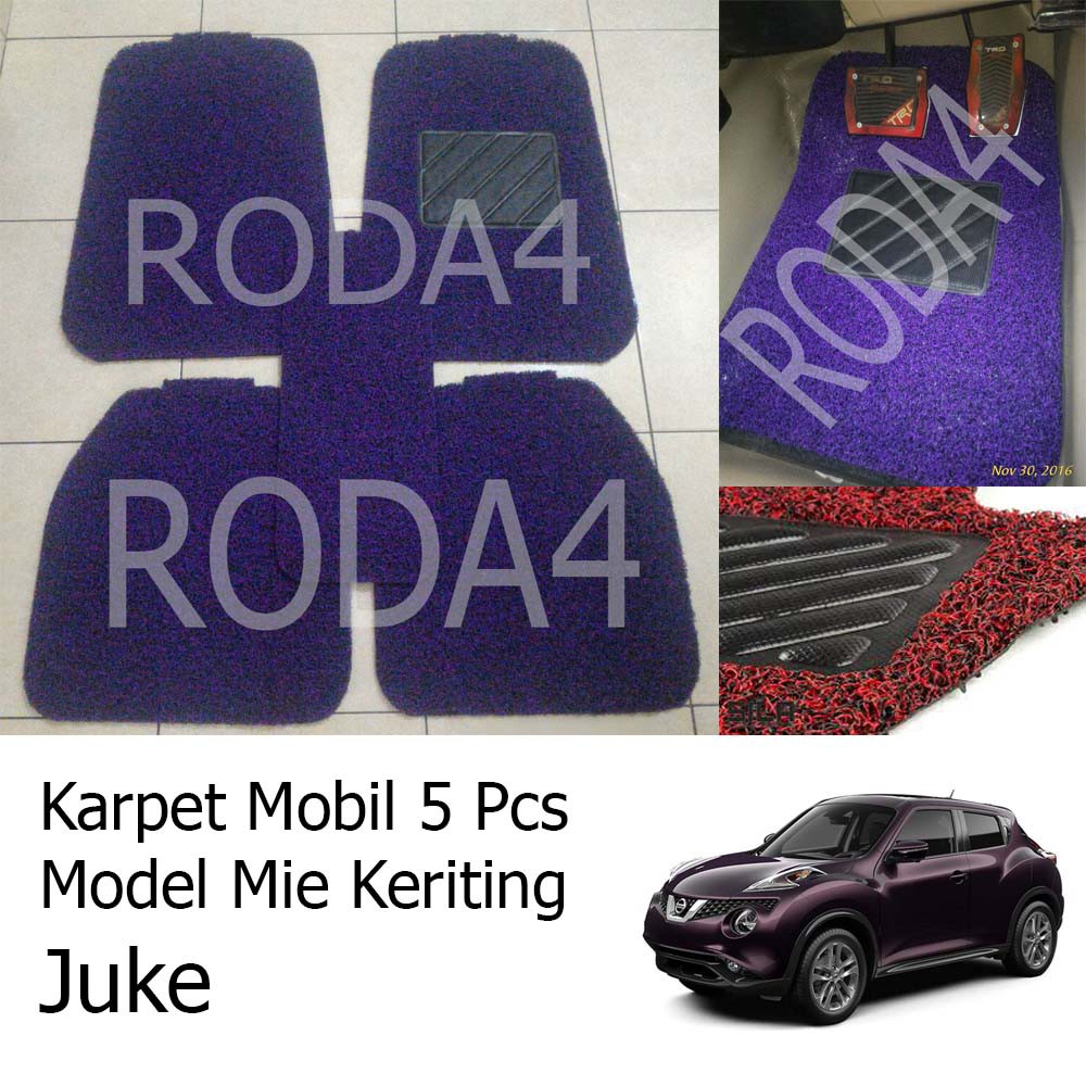 Karpet Mobil / Car Carpet / Floor Mats Universal Model Mie Keriting Juke