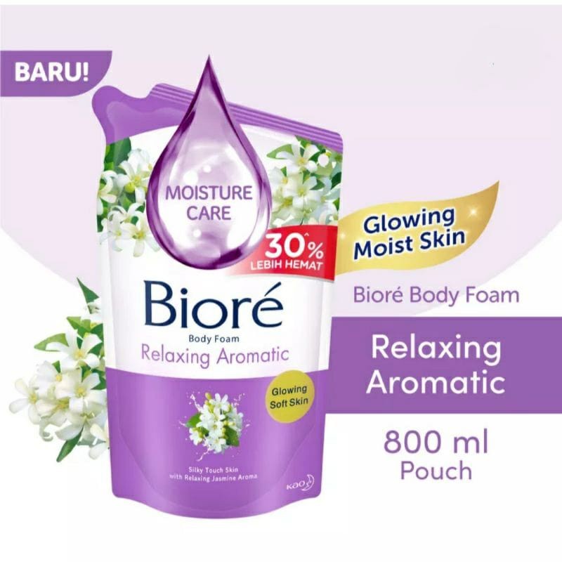 Biore Sabun Mandi Cair / Body Foam Refill 800ml