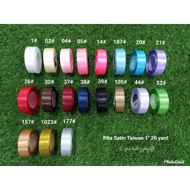 

PITA SATIN 1” 20Y / PITA KAIN / PITA BUKET/ SILK RIBBON